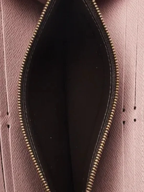 Louis Vuitton Monogram Clémence Wallet Pink Zip-Around Wallet - Picture 7 of 10